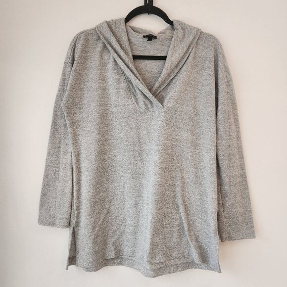 Talbots Lightweight Grey Sweater Wardrobe Basic Office Women's L - Picture 1 of 6